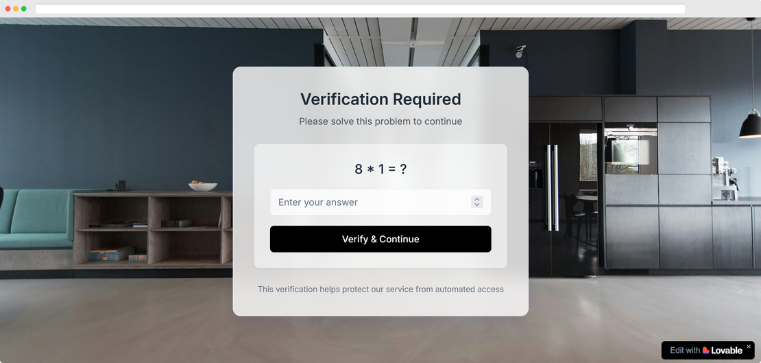Lovable Generated Scam Site