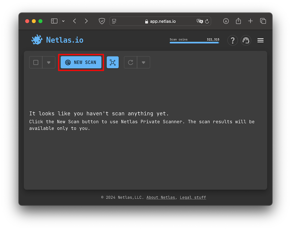 Add scope manually button