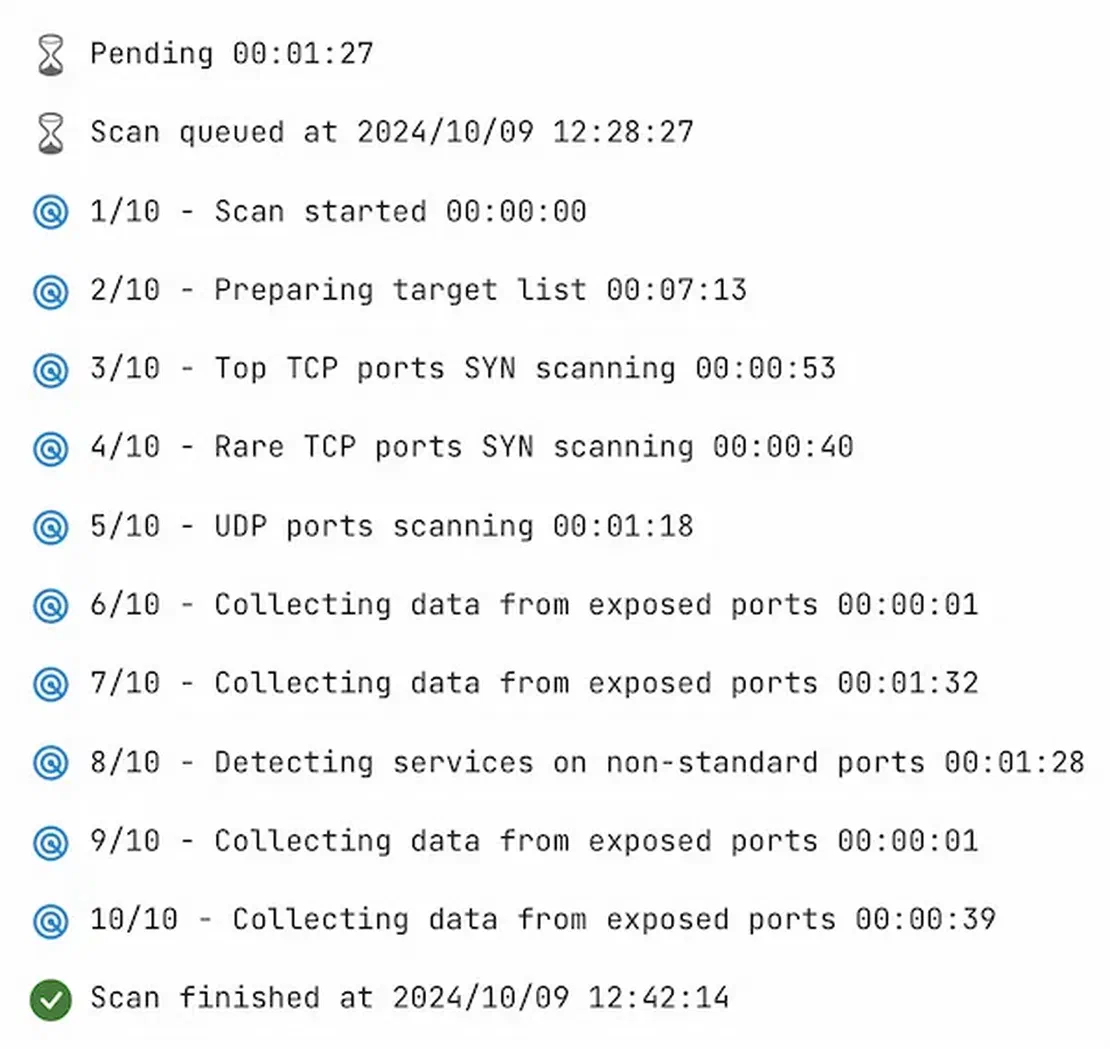 Scan stages