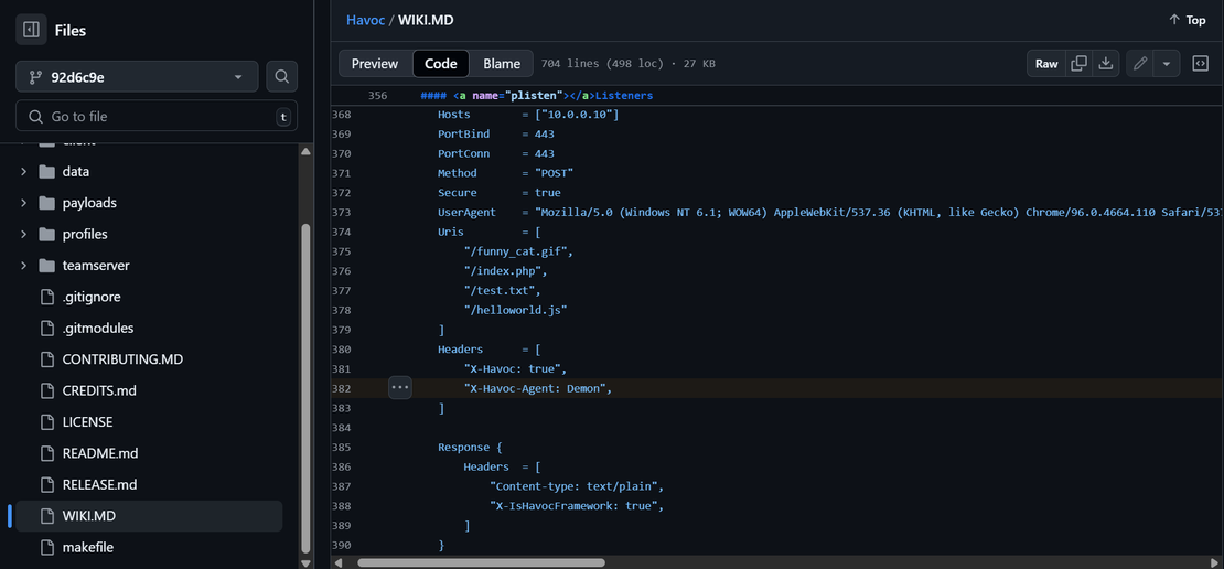 Havoc Github Code Repo