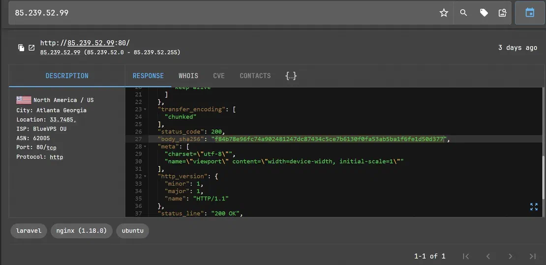 OysterC2 Netlas Search
