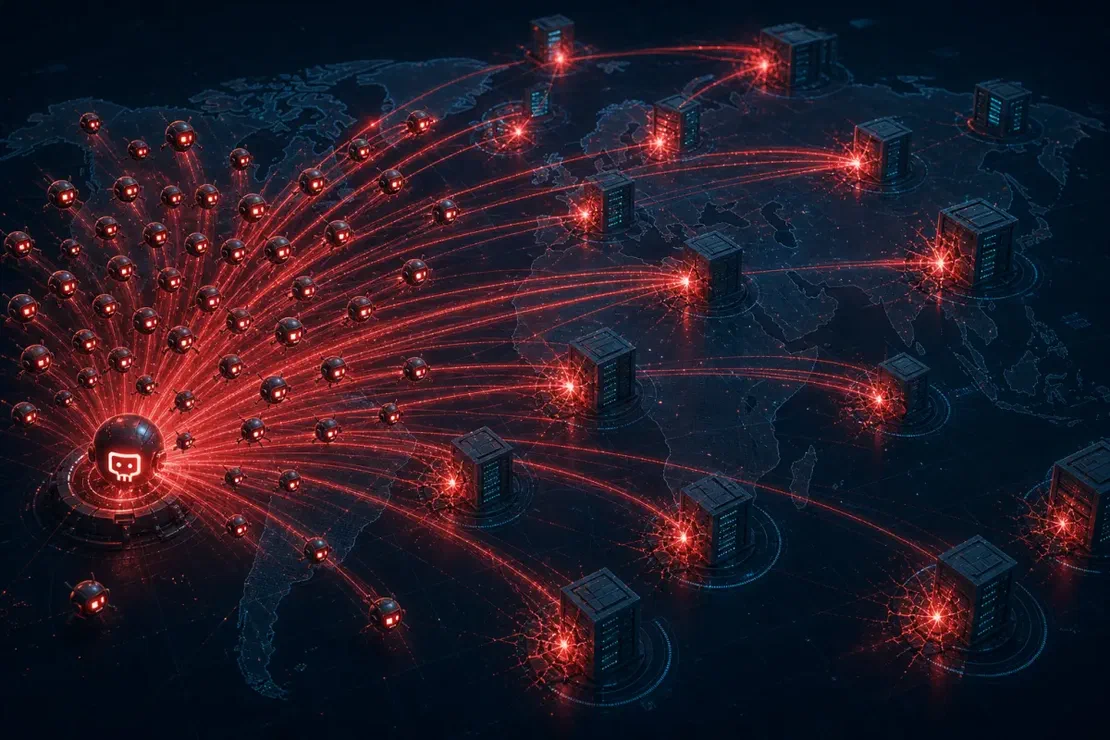 A single operator driving a swarm of autonomous agents against many targets at once