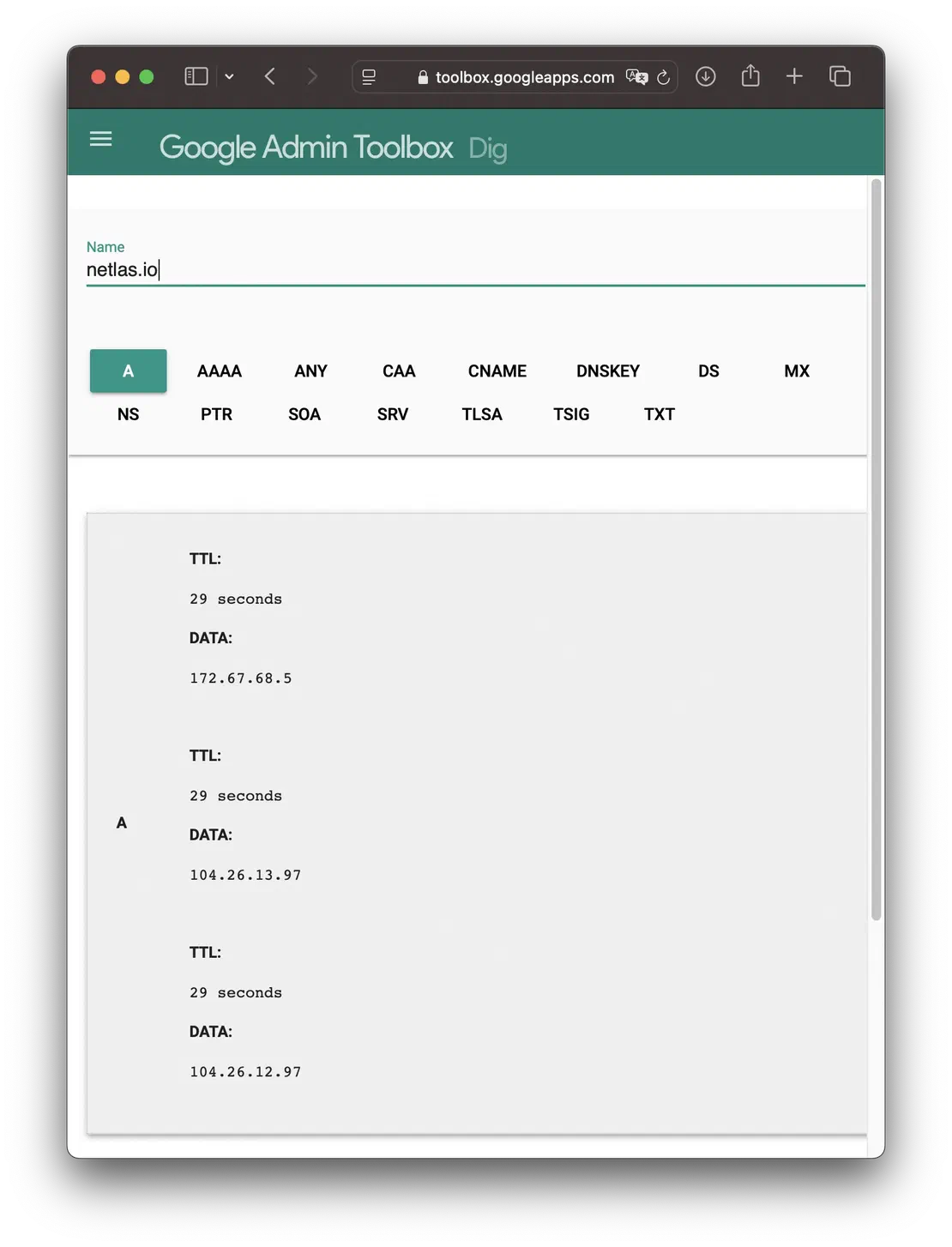 G-Suite Dig View