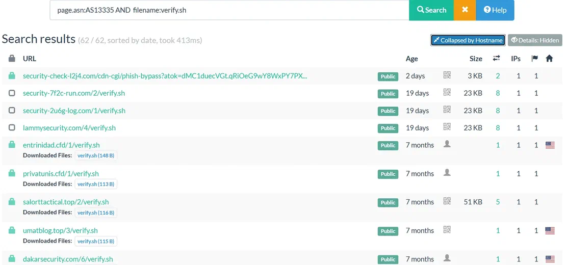URLScan Search Query