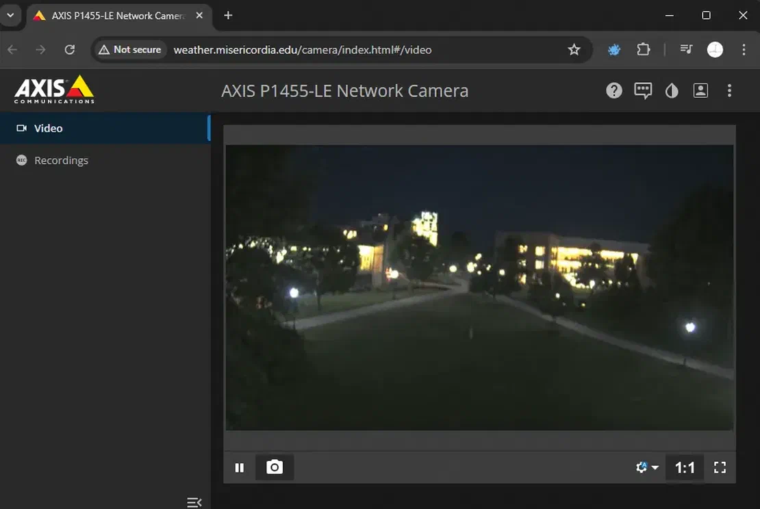 One from the AXIS cameras