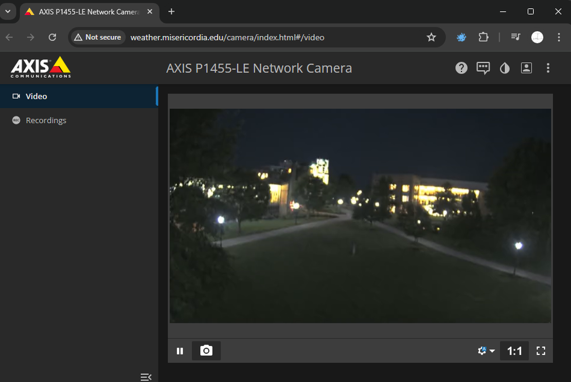 One from the AXIS cameras