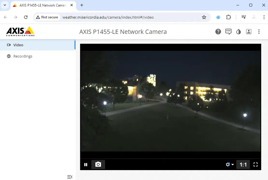 One from the AXIS cameras