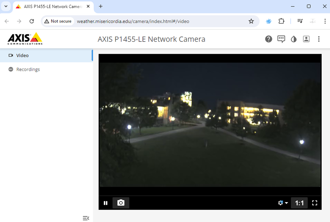 One from the AXIS cameras