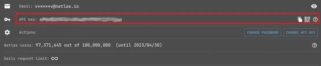 Netlas API Key
