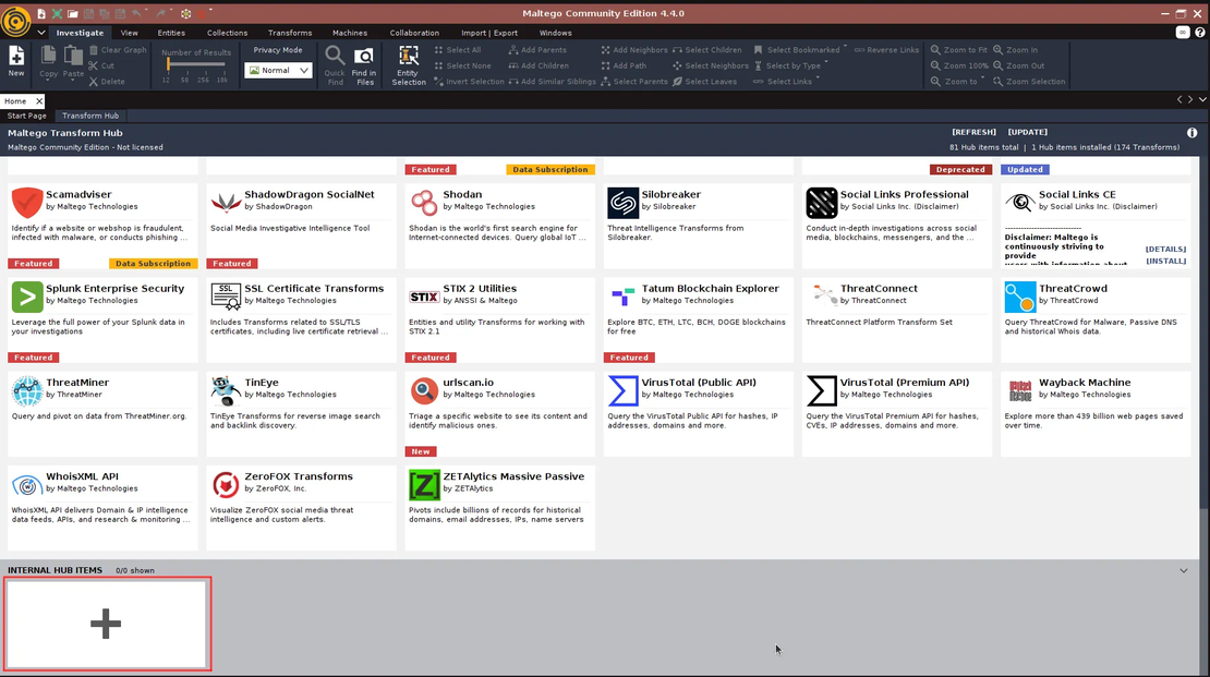Maltego Hub