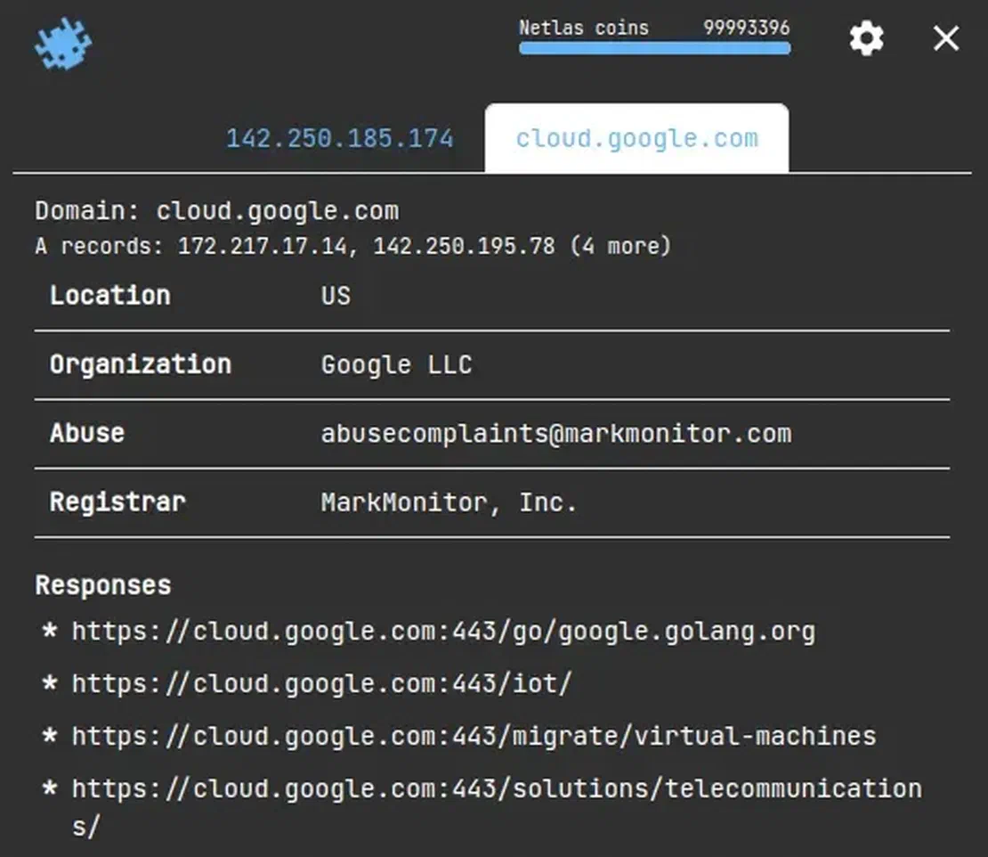 Domain Information