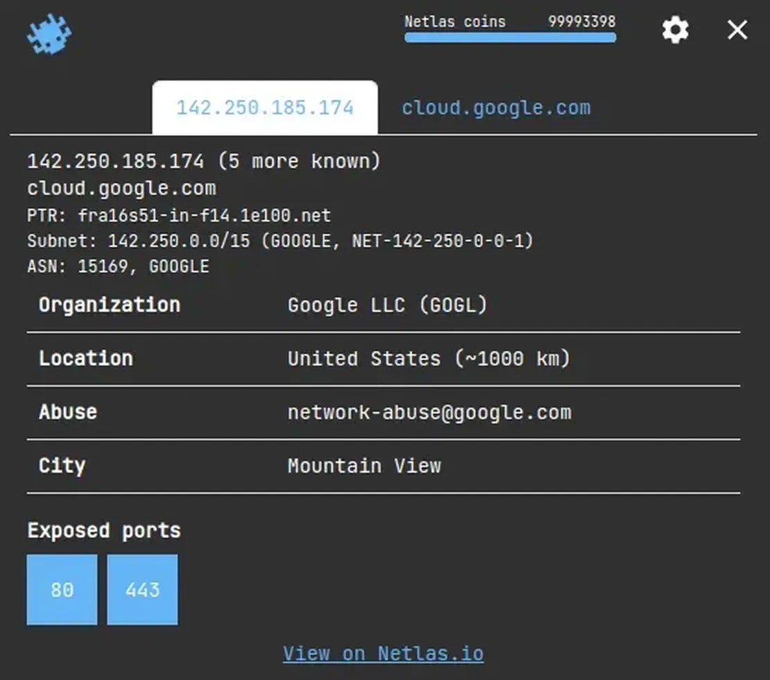 IP Information