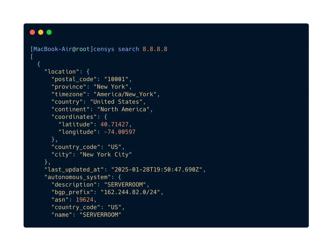 Censys CLI