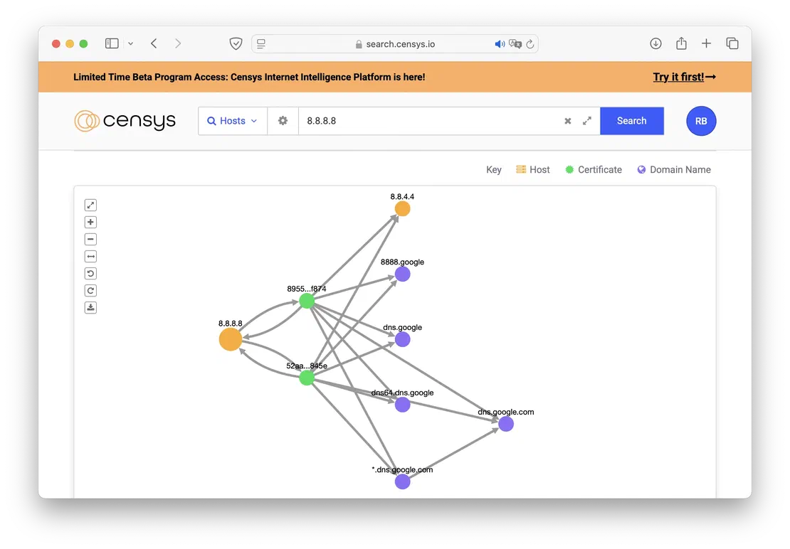 Censys Explore Tool