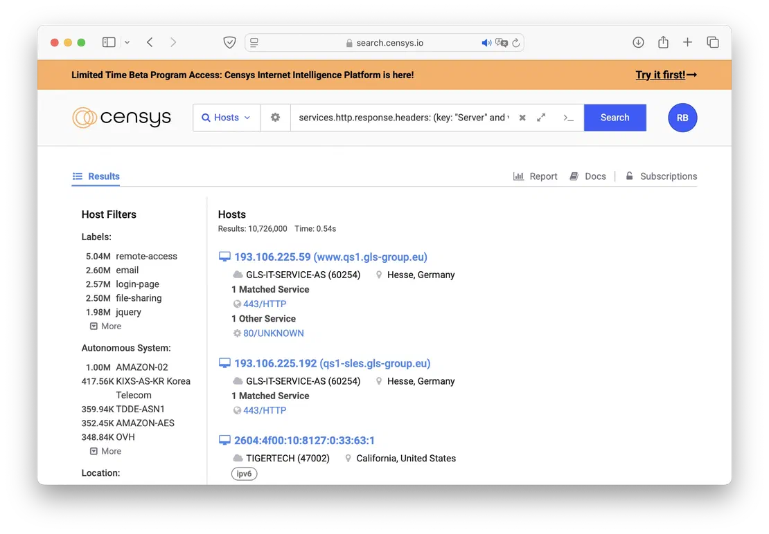 Censys Search