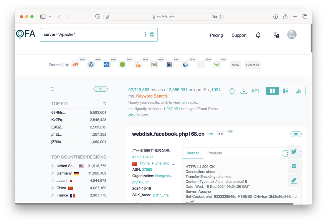 Fofa Search Engine
