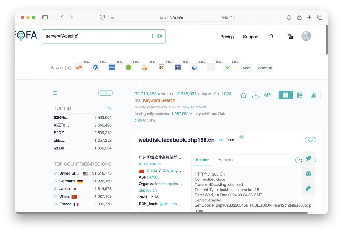 Fofa Search Engine