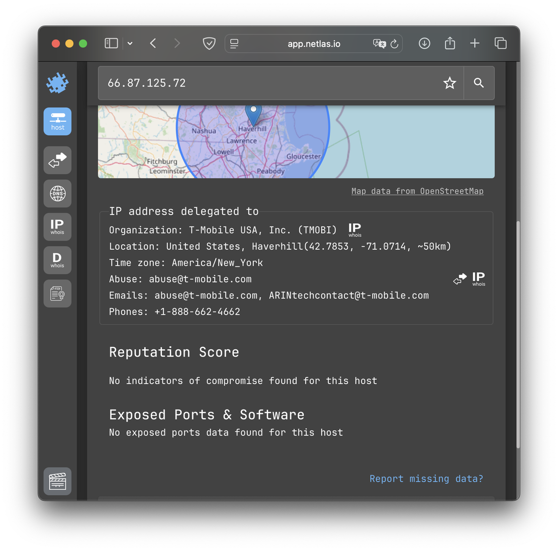 Netlas Mobile Carrier