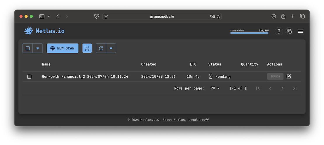 Passive Scanner Interface
