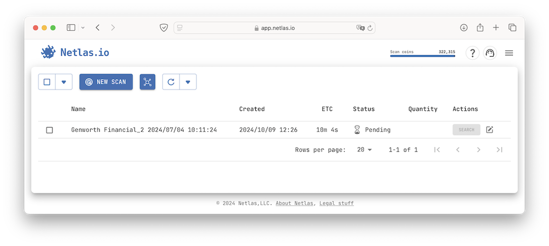 Passive Scanner Interface