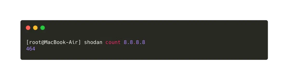 Shodan CLI