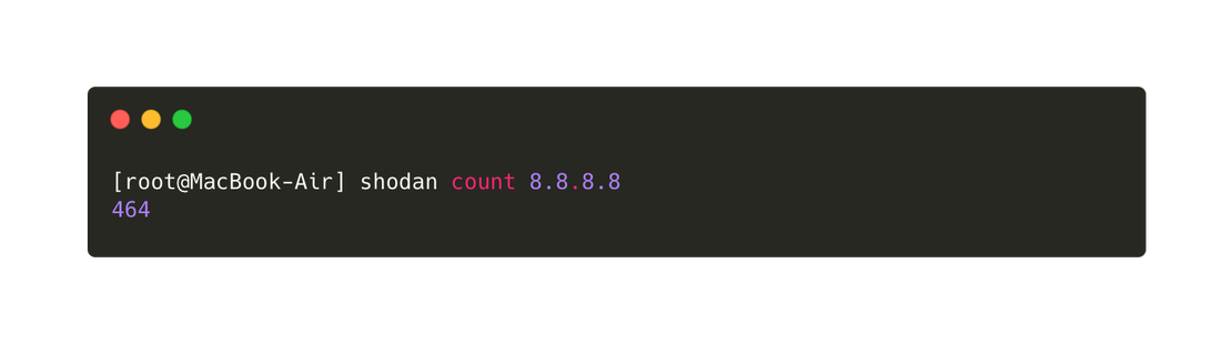 Shodan CLI