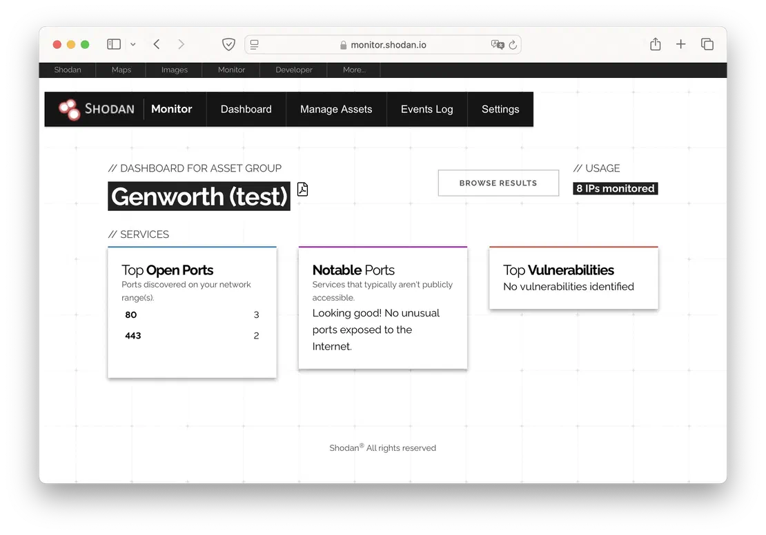 Shodan Monitor