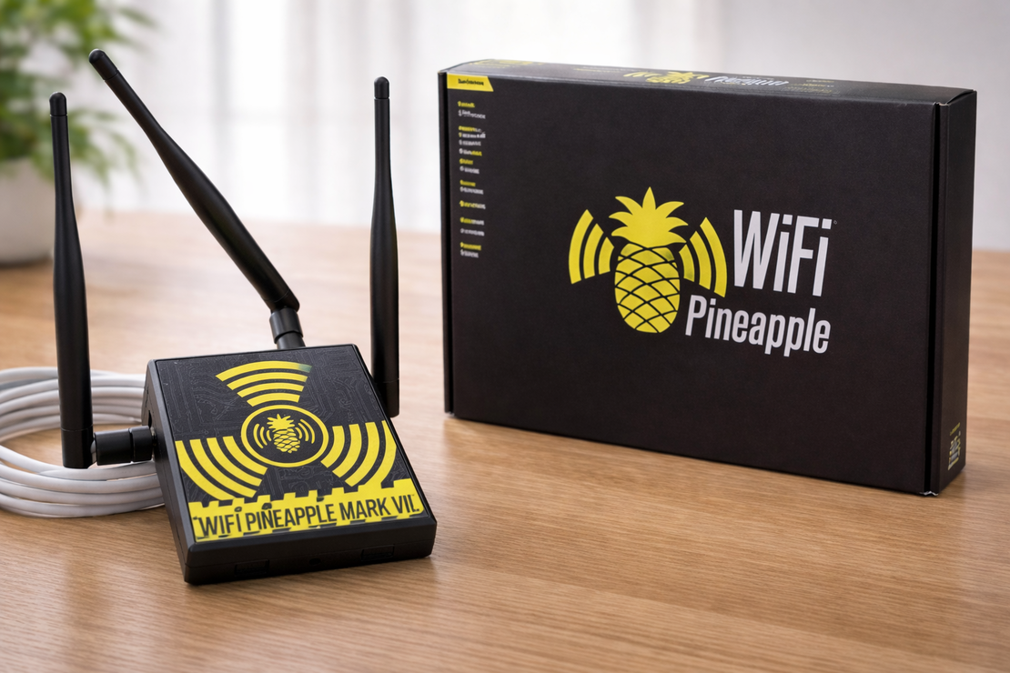 WiFi Pineapple Mark VII rogue access point device for Wi-Fi auditing (hardware photo)