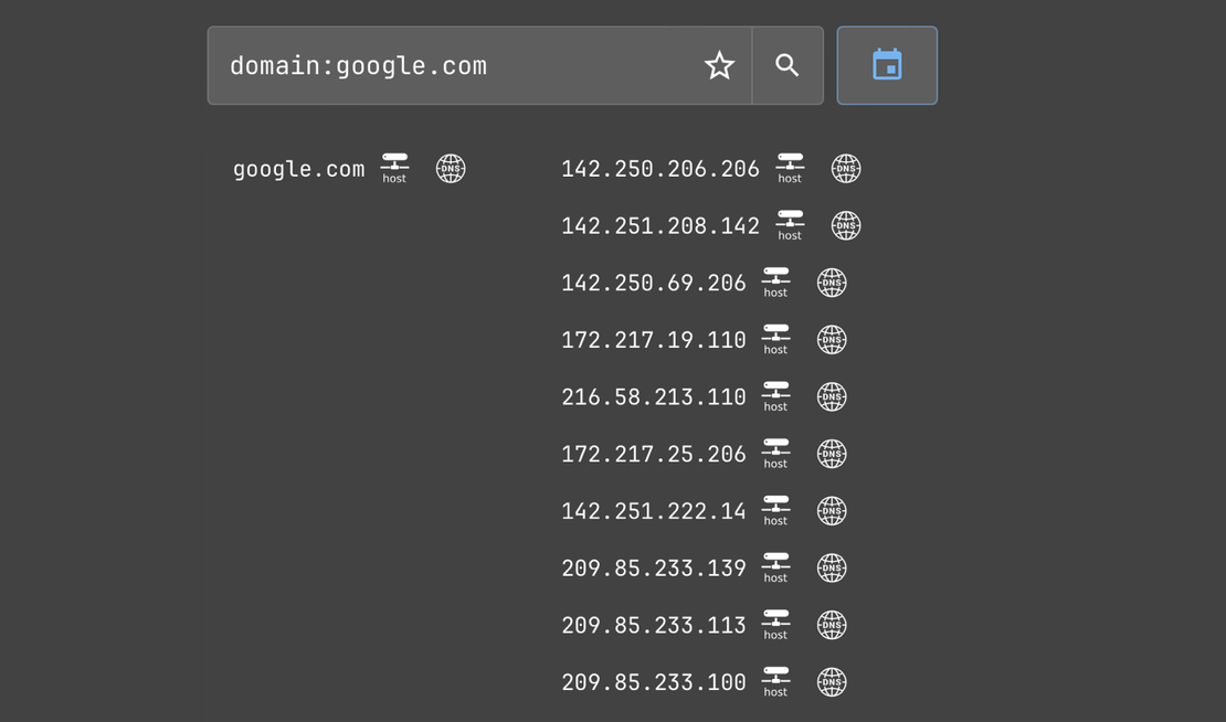 Netlas DNS Lookup - Forward DNS