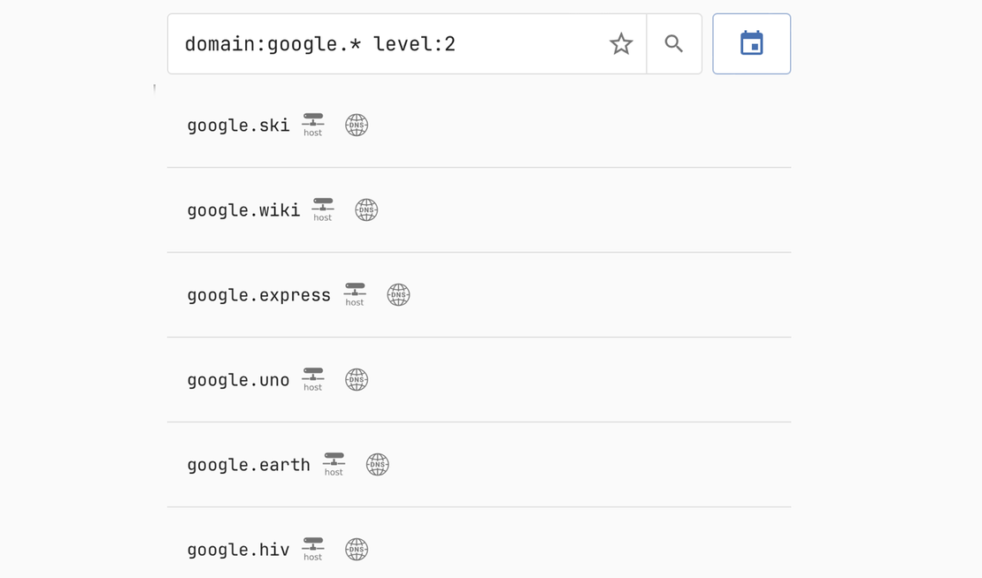 Netlas DNS Lookup - TLD enumeration