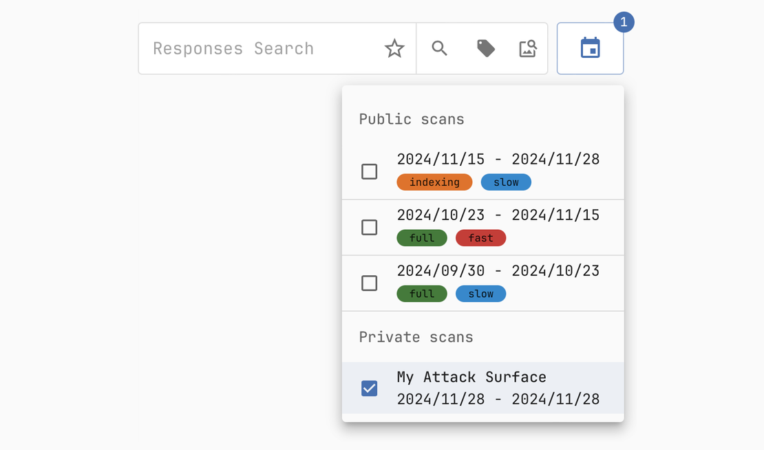 Netlas internet scan data - Private Scans