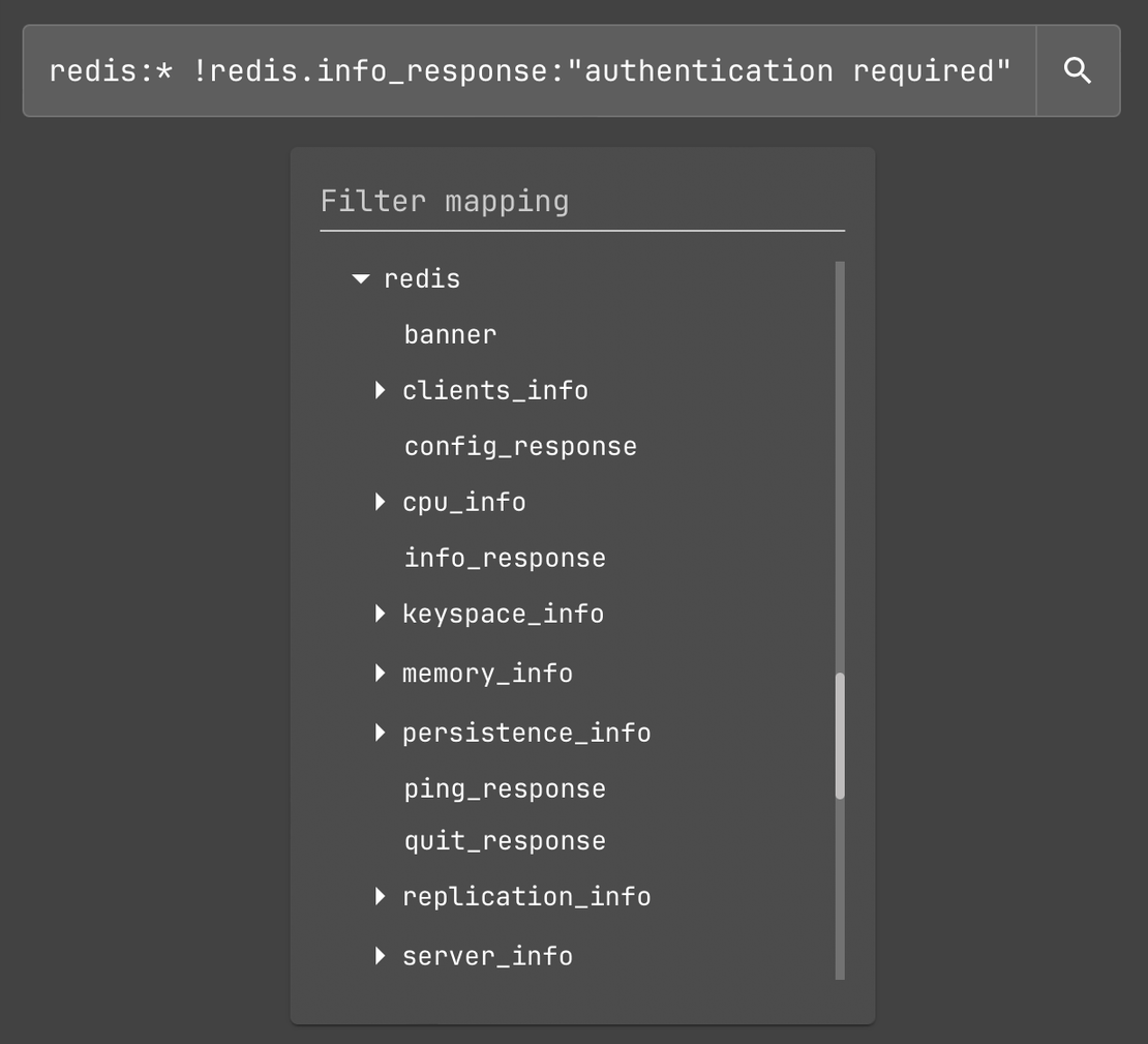 Netlas internet scan data - Using protocol fields