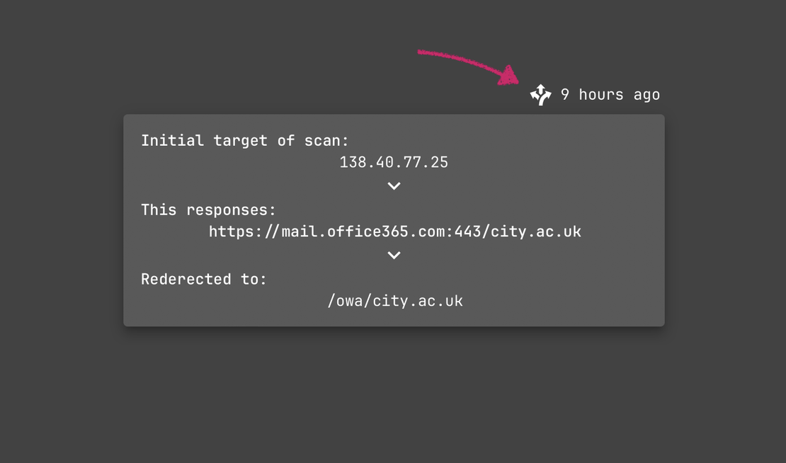 Netlas internet scan data - Handling 301 and 302 redirects