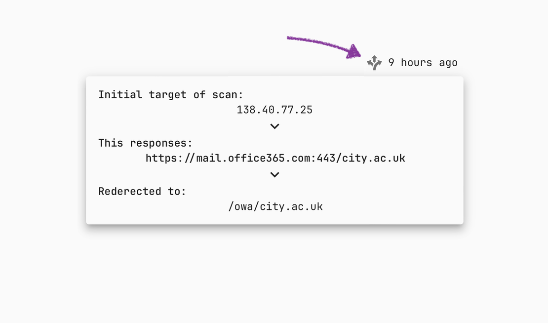 Netlas internet scan data - Handling 301 and 302 redirects