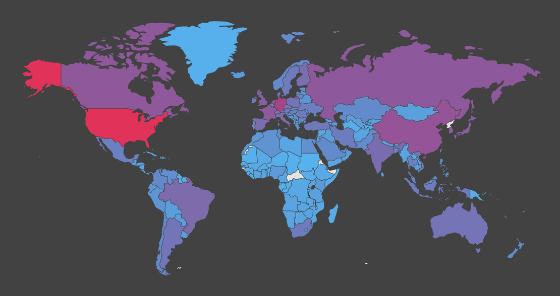 Netlas global internet scan data map