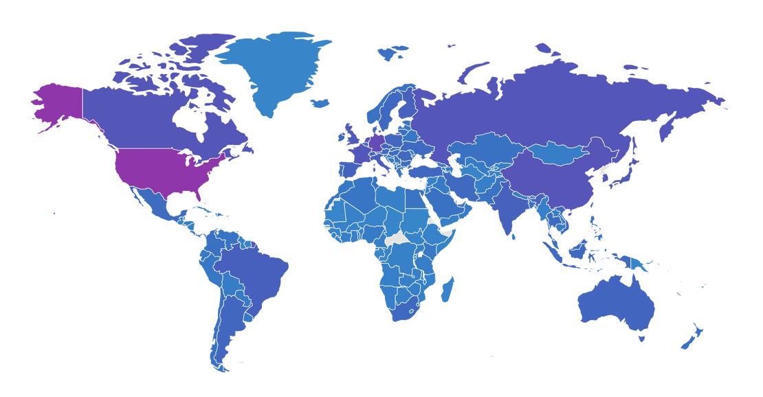 Netlas global internet scan data map