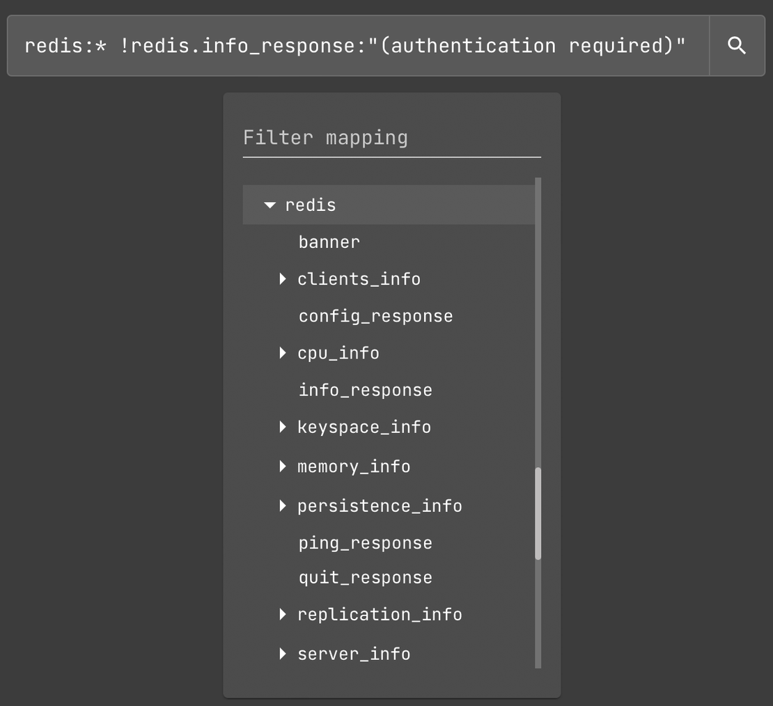 Using  protocol fields with Netlas Responses search