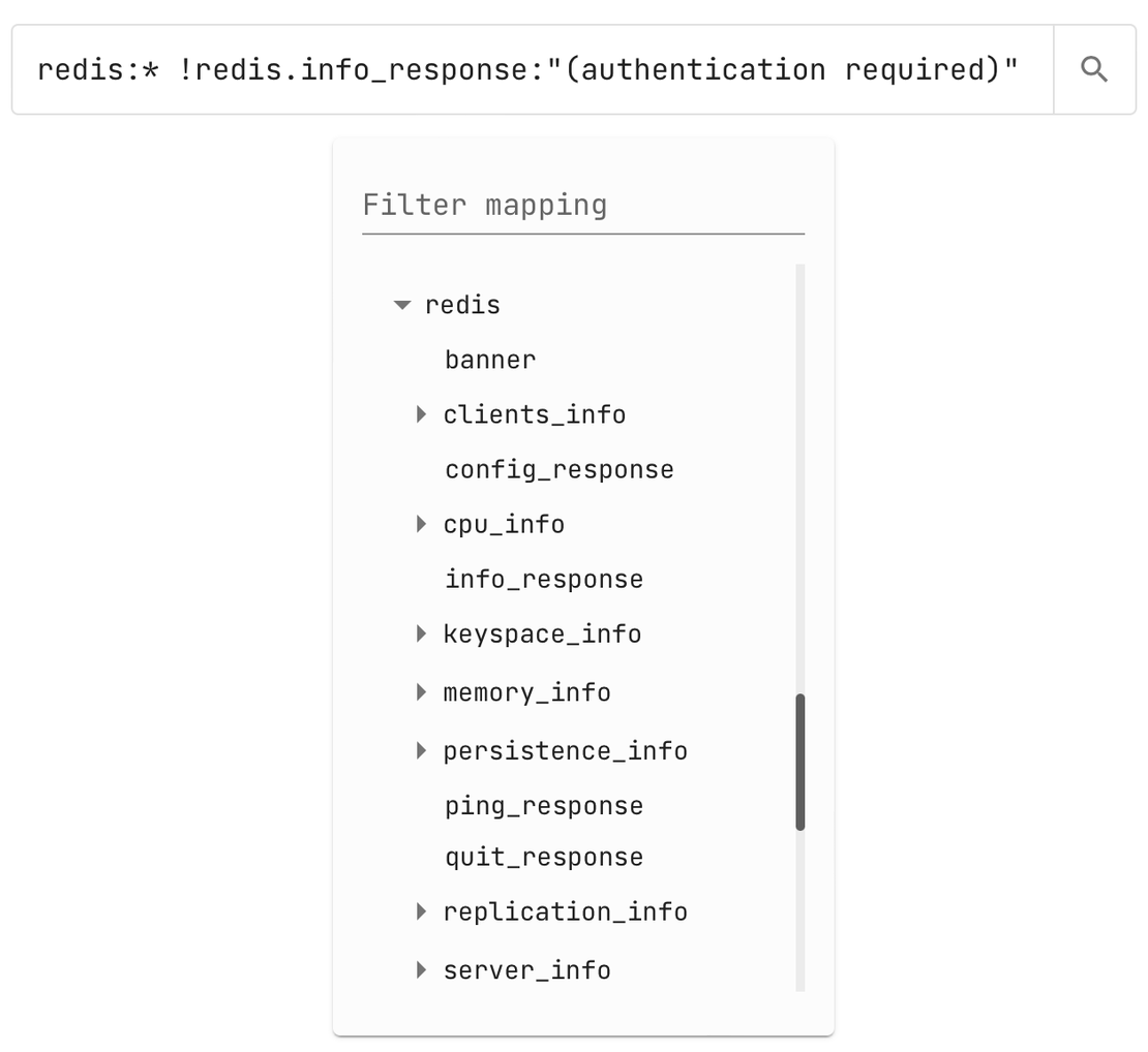 Using  protocol fields with Netlas Responses search
